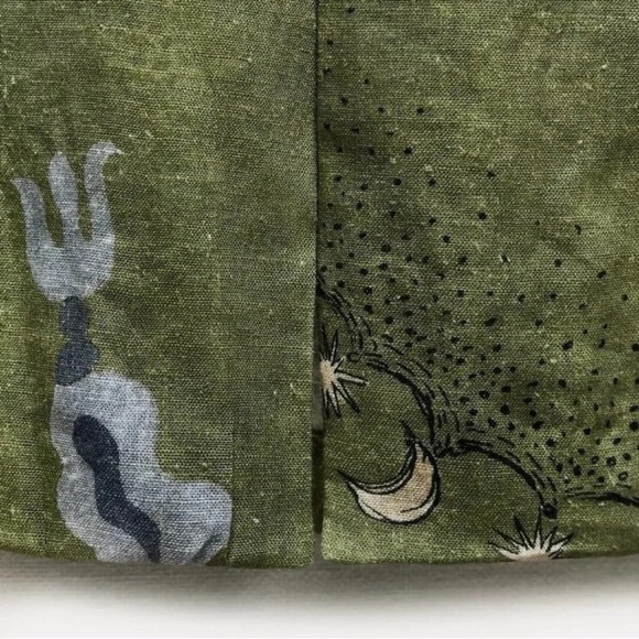 Zara Limited Edition Linen ZW Collection printed asymmetric dress - Picture 12 of 14